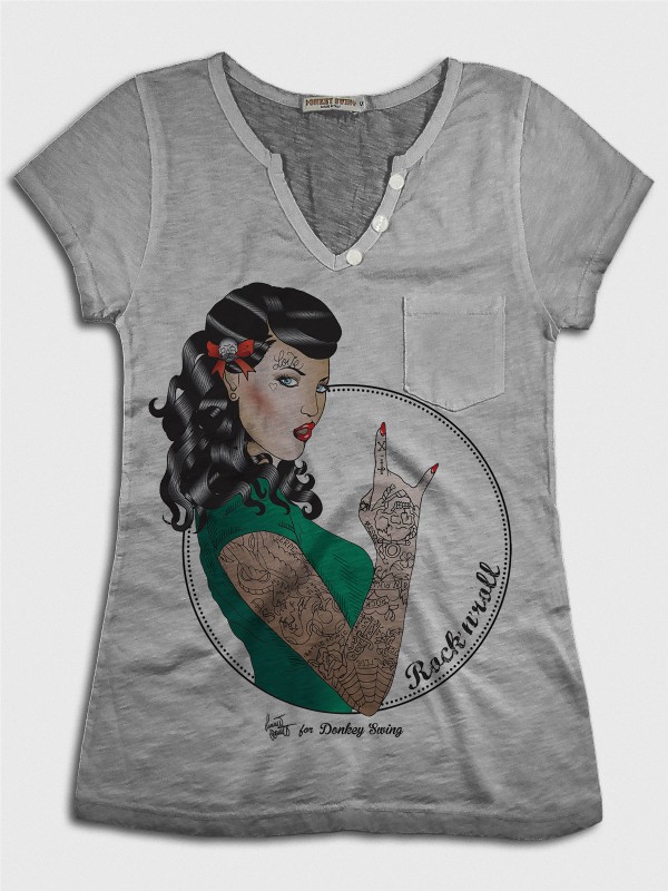 T shirt hot sale donna rock